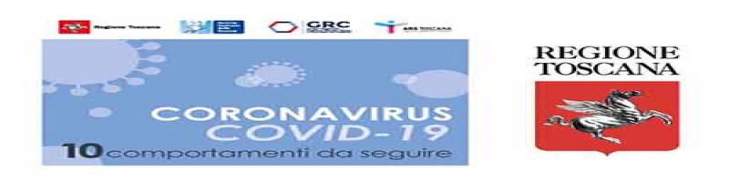 Coronavirus, tutte le news e le ultime disposizioni della Regione Toscana